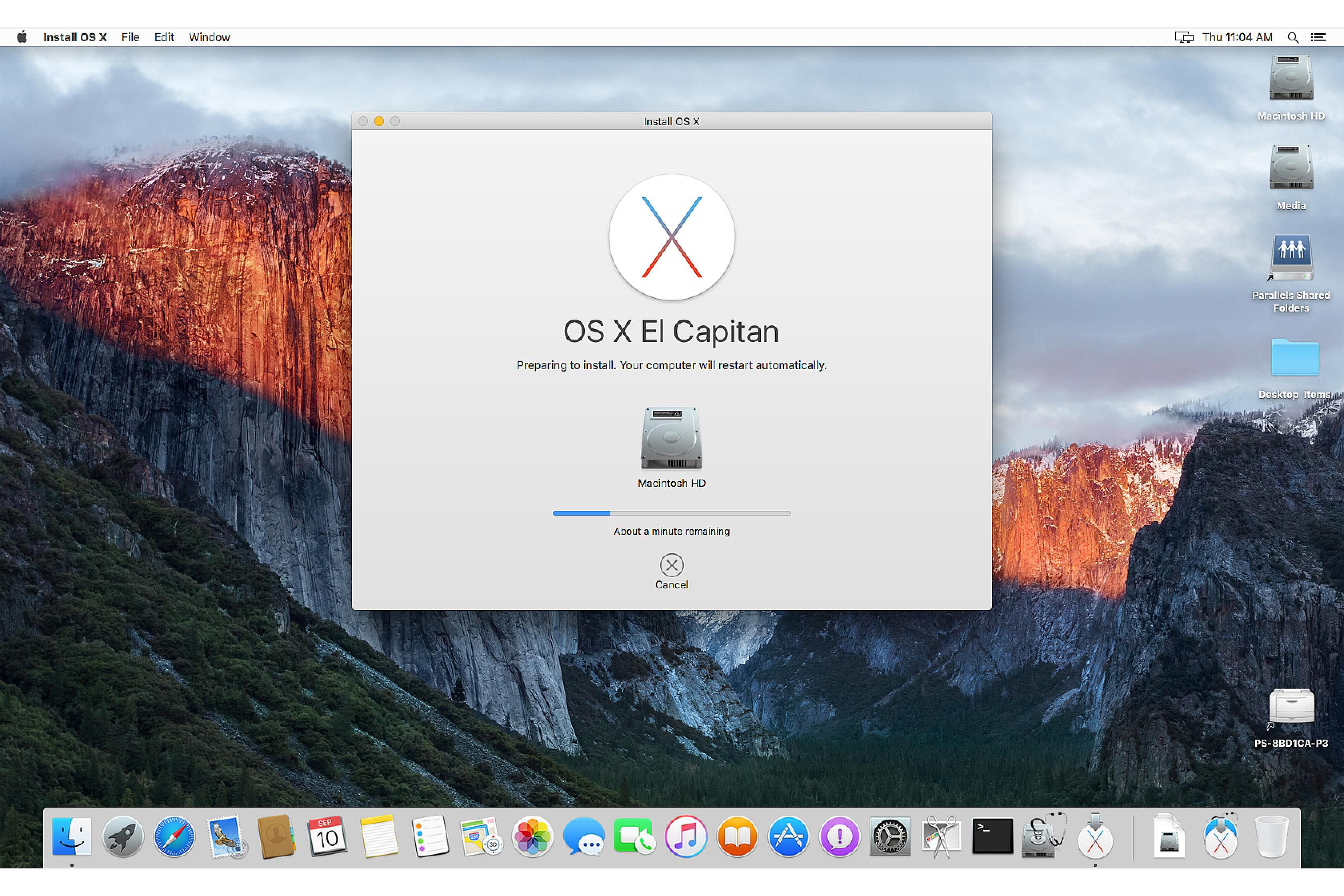 silverlight 5 update for mac os x el capitan version 10.11